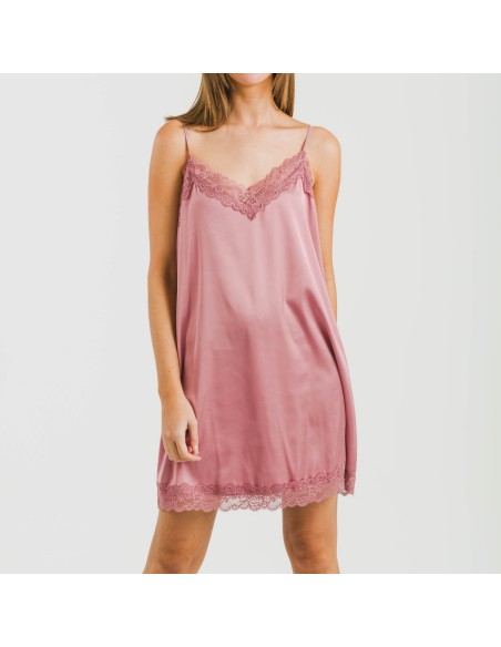 Camicia da notte Raso Friday tinta unita