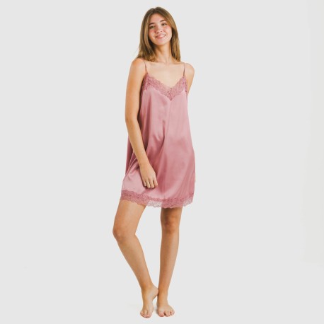 Camicia da notte Raso Friday tinta unita