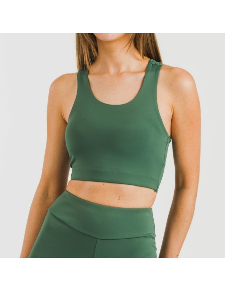 Top sportivo tecnico tinta unita