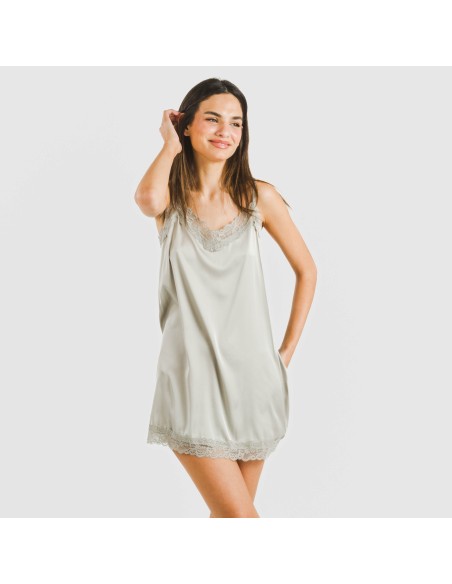 Camicia da notte Raso Friday tinta unita