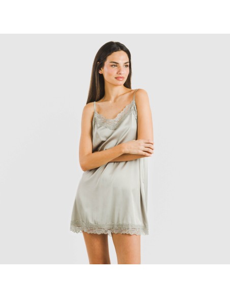 Camicia da notte Raso Friday tinta unita