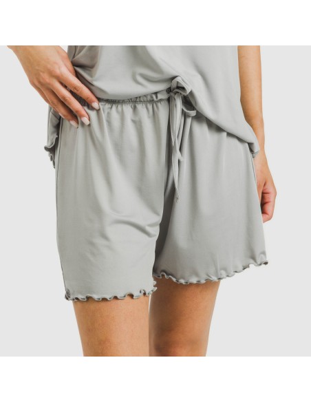 Pigiama con spalline soft tinta unita Pigiama con spalline soft tinta unita