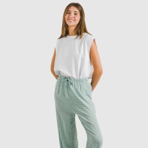 Pantalone viscosa Walia blu