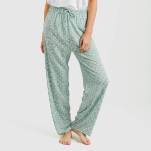 Pantalone viscosa Walia blu 2