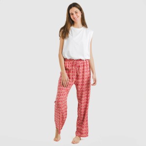 Pantalone viscosa Eloina marsala