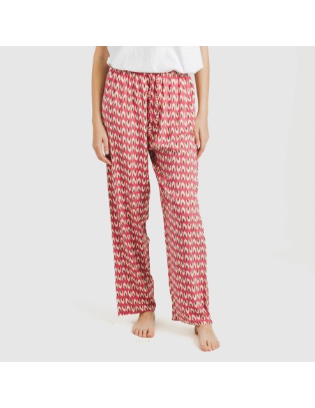 Pantalone viscosa Tana marsala