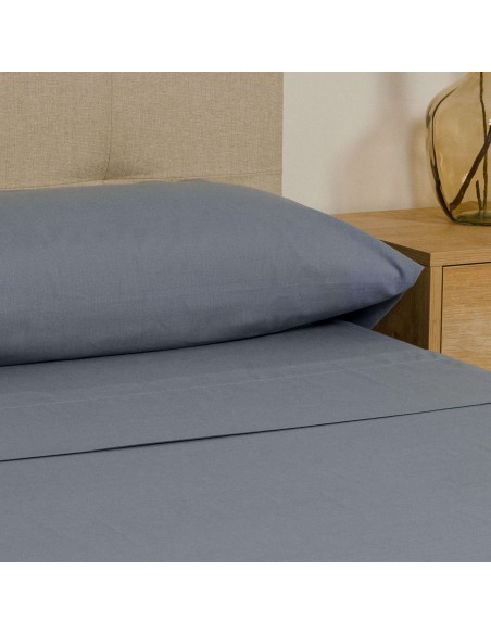 Set di lenzuola cotone tinta unita