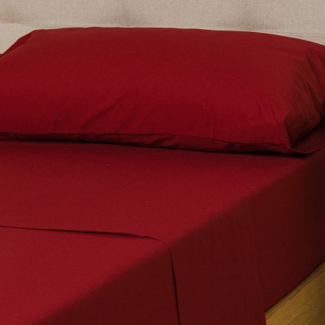 Set di lenzuola percalle tinta unita