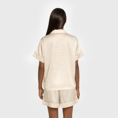 Pigiama corto mezza manica Raso Friday tinta unita