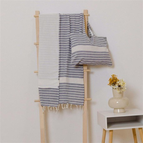 Pack Telo mare pareo + Borsa Raya cotone