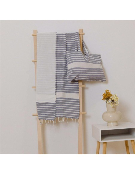 Pack Telo mare pareo + Borsa Raya cotone