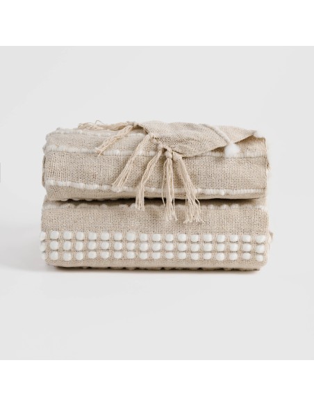 Plaid cotone Marani topo