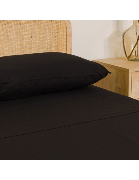 Set di lenzuola percalle tinta unita Set di lenzuola percalle tinta unita