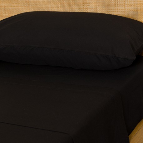 Set di lenzuola percalle tinta unita