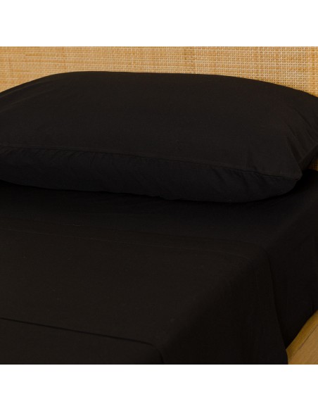 Set di lenzuola percalle tinta unita Set di lenzuola percalle tinta unita