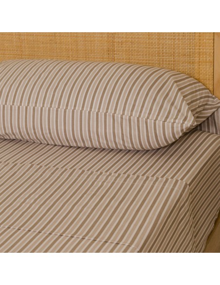 Set di lenzuola cotone Raya Brooke sabbia Set di lenzuola cotone Raya Brooke sabbia