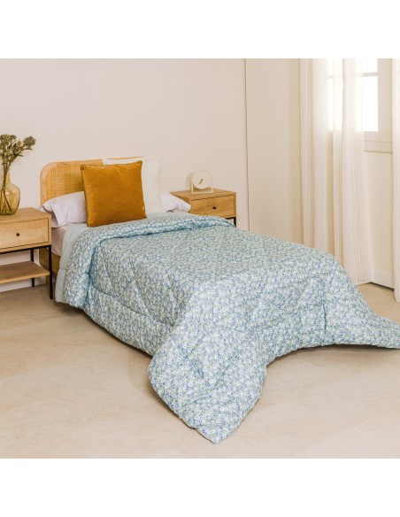 Trapunta a fantasia Cris celeste