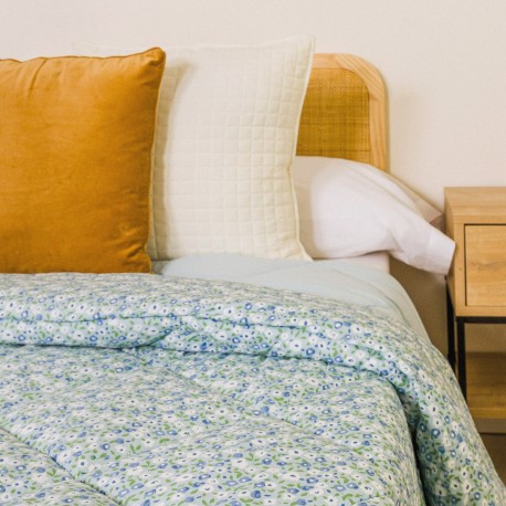 Trapunta a fantasia Cris celeste