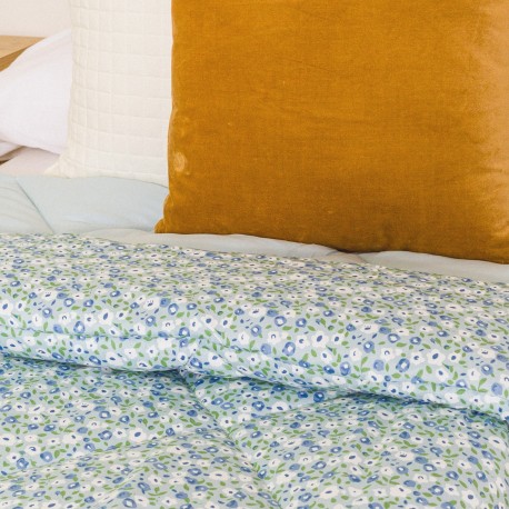 Trapunta a fantasia Cris celeste