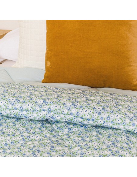 Trapunta a fantasia Cris celeste