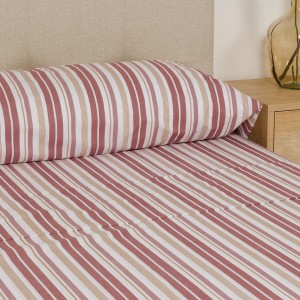 Set di lenzuola cotone Raya Calendula rosa
