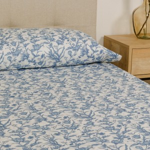 Set di lenzuola cotone Nala indaco