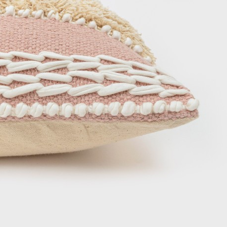 Cuscino quadrato cotone Domus 45x45 - federa + imbottitura