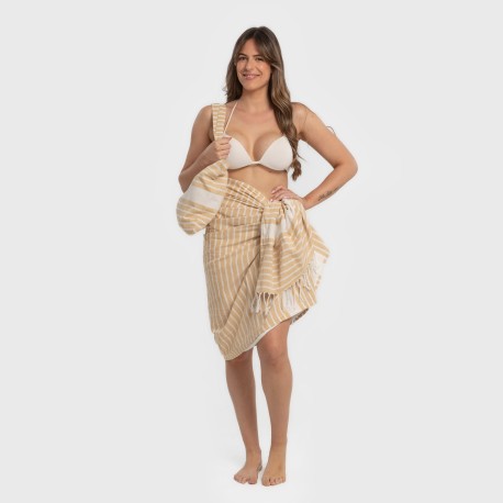 Pack Telo mare pareo + Borsa Raya cotone