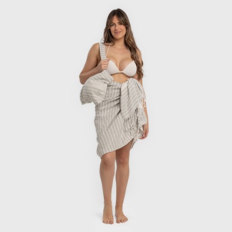 Pack Telo mare pareo + Borsa Raya cotone