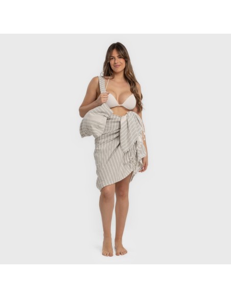 Pack Telo mare pareo + Borsa Raya cotone