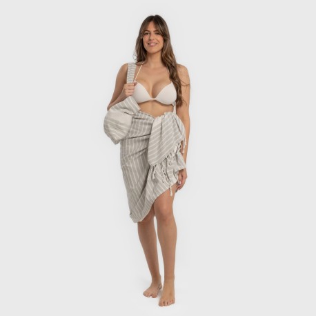 Pack Telo mare pareo + Borsa Raya cotone