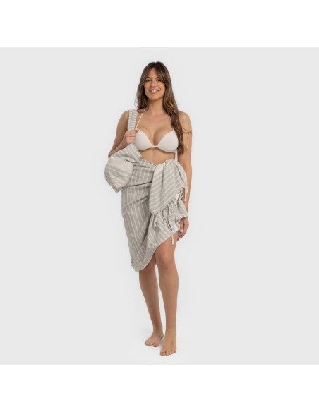 Pack Telo mare pareo + Borsa Raya cotone