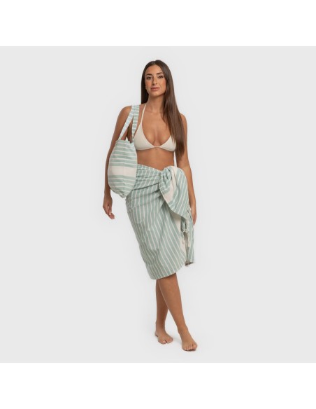 Pack Telo mare pareo + Borsa Raya cotone