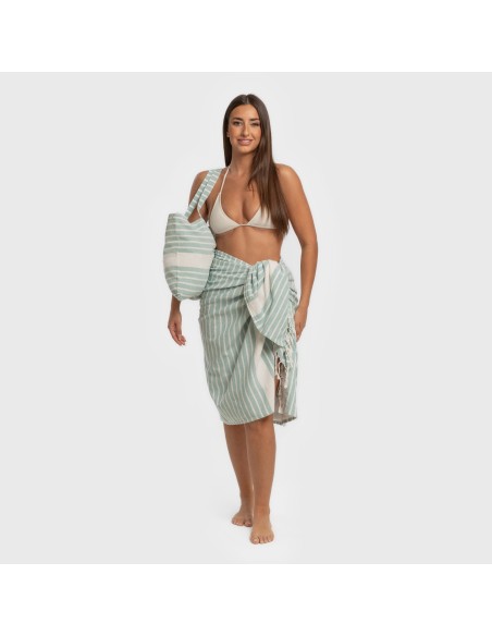 Pack Telo mare pareo + Borsa Raya cotone