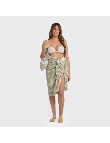 Pack Telo mare pareo + Borsa Raya cotone