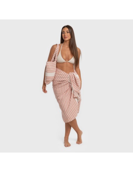 Pack Telo mare pareo + Borsa Raya cotone