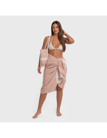 Pack Telo mare pareo + Borsa Raya cotone