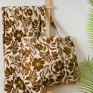 Pack Telo mare pareo + Borsa Alexis marrone