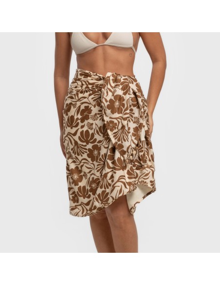 Pack Telo mare pareo + Borsa Alexis marrone