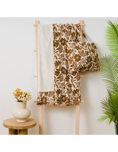 Pack Telo mare pareo + Borsa Alexis marrone