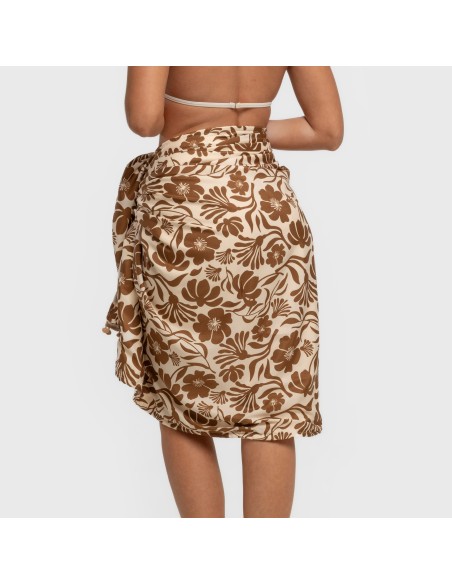 Pack Telo mare pareo + Borsa Alexis marrone