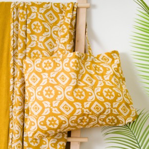 Pack Telo mare pareo + Borsa Eugenia ocra