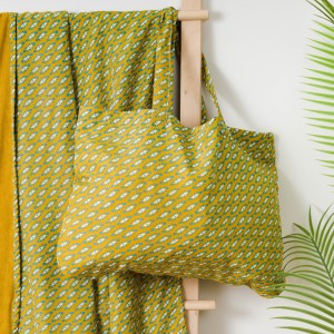 Pack Telo mare pareo + Borsa Sisena ocra