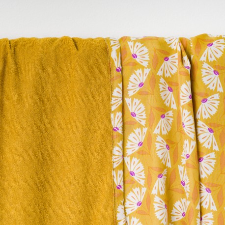 Pack Telo mare pareo + Borsa Calsita ocra