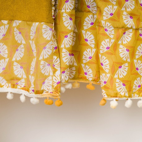 Pack Telo mare pareo + Borsa Calsita ocra