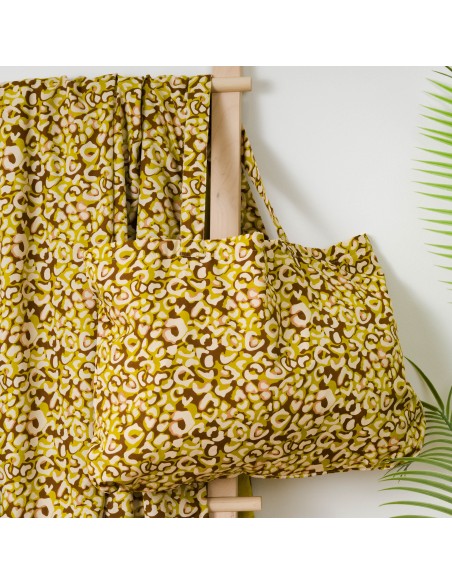 Pack Telo mare pareo + Borsa Milina lime