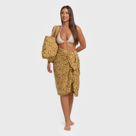 Pack Telo mare pareo + Borsa Milina lime