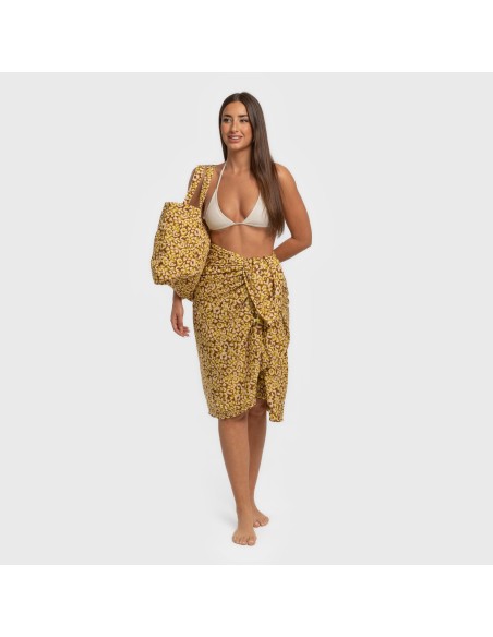 Pack Telo mare pareo + Borsa Milina lime