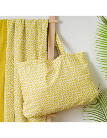 Pack Telo mare pareo + Borsa Clau lime