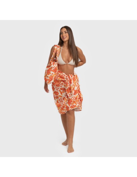 Pack Telo mare pareo + Borsa Rando rame